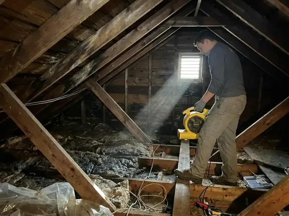 attic-water-damage-drying-proc-007 — frequently asked questions, Emergency Water Extraction & 24/7 Flood Response in Northfo…
